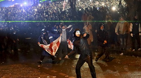 Georgia protests over Russia's influence turn violent