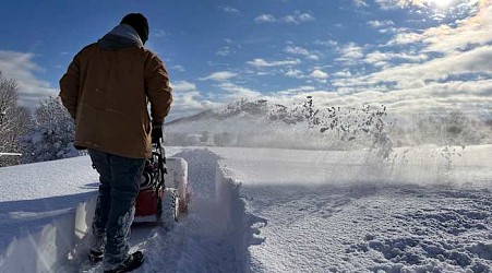 What is 'lake-effect snow'? Warm air from large bodies of water is the key ingredient