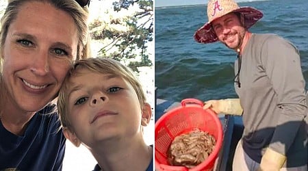 Authorities searching for Hunter Slezak, 7, after father, family friend found dead in Alabama bay during boating trip