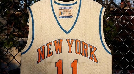 Father Figure Flexes Its Hometown Pride With Knit Knicks Jerseys