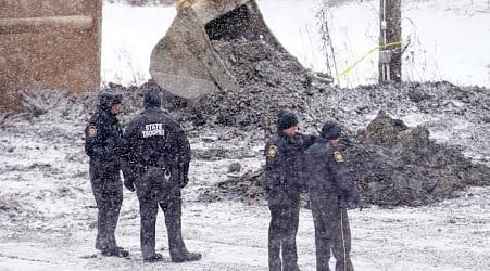 Digging resumes in the search for a woman in a Pennsylvania sinkhole