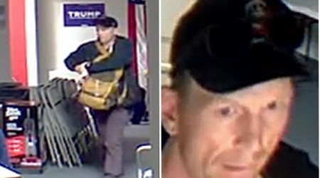 Virginia man arrested for burglarizing local Trump campaign office