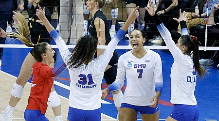 SMU sweeps its way past Wichita State, will face Missouri in second round