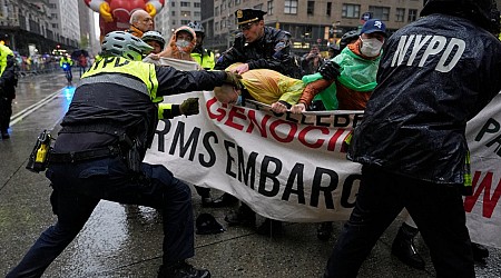 Macy’s Thanksgiving Day Parade Interrupted by Protests Leading to Multiple Arrests