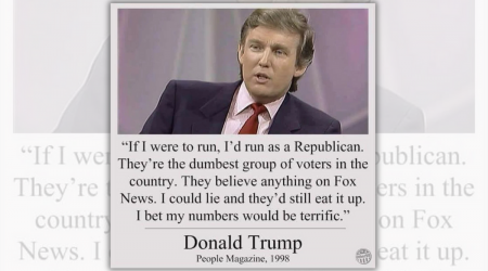 No Evidence Trump Ever Said Republicans Are the 'Dumbest Group of Voters'