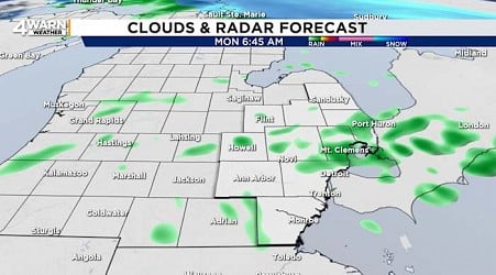 Temp tug of war: Brief warmup in Metro Detroit, cold air to follow