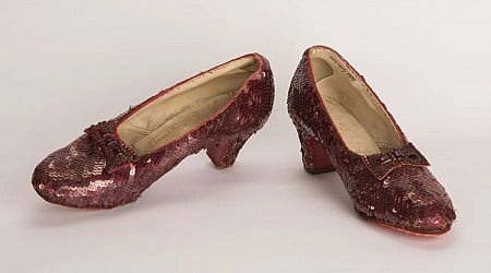 Pair of Judy Garland’s ruby slippers from ‘The Wizard of Oz’ sell at auction for $28 million