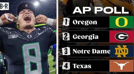 AP College Football Poll 2024: Top 25 Rankings After Championship Games