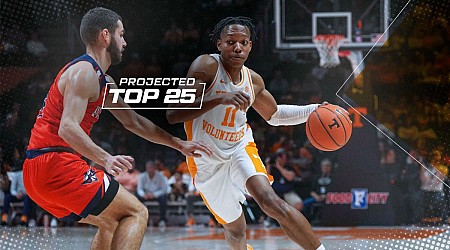 Tomorrow's Top 25 Today: Tennessee takes over No. 1 after Kansas loses twice and Auburn falls to Duke