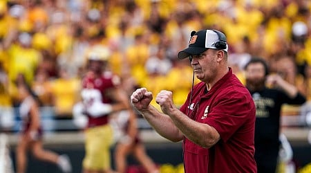 BC coach Bill O’Brien discusses the Pinstripe Bowl vs. Nebraska