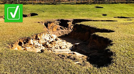 VERIFYING sinkhole warning signs