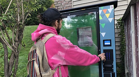 Instead of sodas, these vending machines offer needles and Narcan to fight overdoses