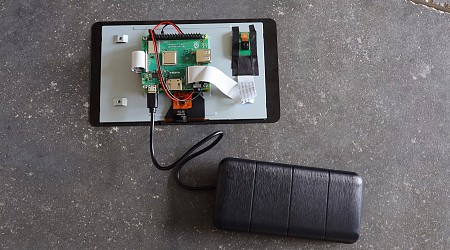 Build a portable, touchscreen camera with just three parts