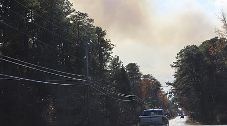 Air quality warnings in New York and New Jersey as parks worker dies fighting fire