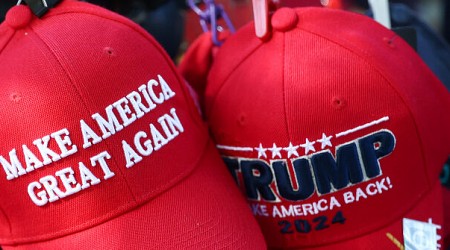 Guatemalan Lawmaker Shows Up to Congress in Red Trump Cap