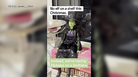 WATCH: Elphaba on the shelf-aba