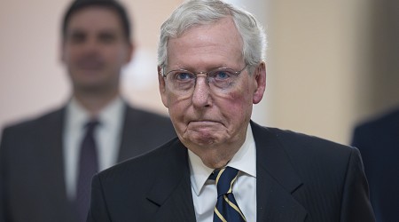 Mitch McConnell Sprains Wrist After Fall on Capitol Hill