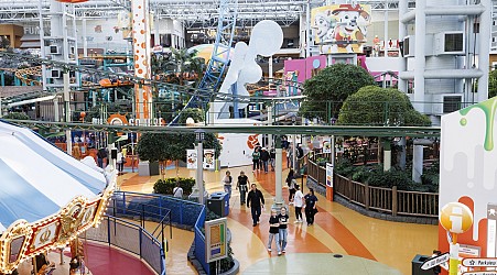 Come for the roller coaster, stay for the shops: Can malls be fun again?