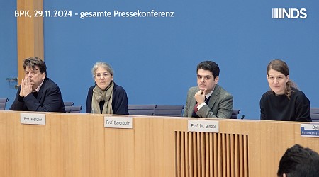 Historische Bundespressekonferenz: „Deutschland muss sich als Mittäter an den Reparationszahlungen für Gaza beteiligen“