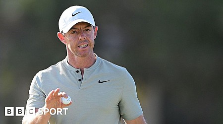 McIlroy in three-way tie for lead in Dubai finale