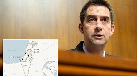 Cotton introduces bill to ban federal use of the term ‘West Bank’