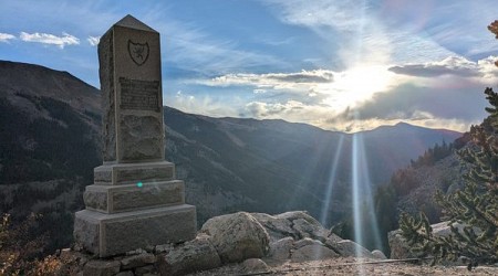 Griffin Monument in Silver Plume, Colorado