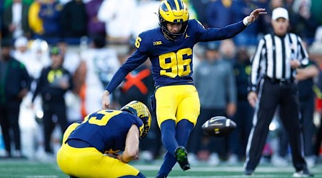 Michigan football’s star kicker announces he’ll return for 1 more season