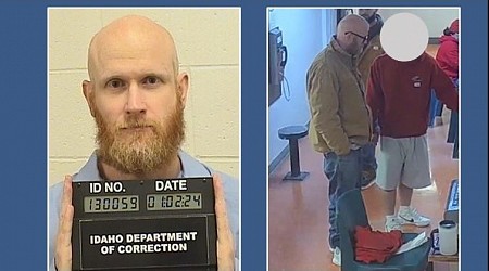 Idaho murder suspect arrested after walking away from correctional facility