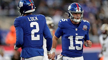 Giants' Tommy DeVito starting vs. Ravens after Drew Lock injury