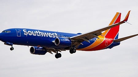 A Southwest Airlines plane narrowly avoided a collision when it landed on a runway that already had a plane on it