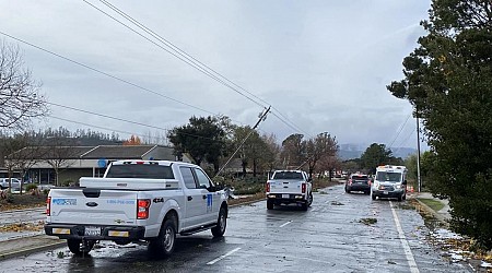 Tornado touches down in Northern California near Santa Cruz, flipping cars