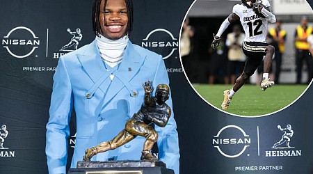 Travis Hunter wins Heisman Trophy as rare two-way star