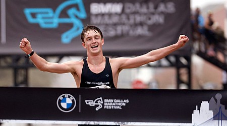 UT Southwestern student Travis Dowd wins 2024 BMW Dallas Marathon in his debut