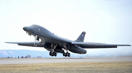 The U.S. Air Force Temporarily Moves 17 B-1B Bombers to Grand Forks AFB in North Dakota