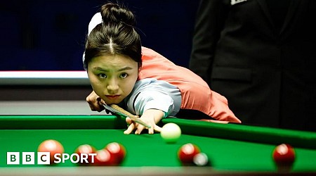 Record-breaking Bai one win off UK Championship