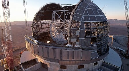 Extremely Large Telescope: Das Stahlgrüst des Riesenteleskops ist fertig