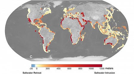 Saltwater Could Contaminate 75% of Coastal Freshwater by 2100