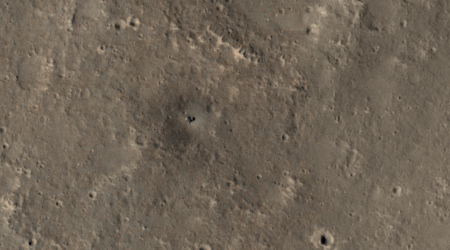 NASA Mars Orbiter Spots Retired InSight Lander to Study Dust Movement