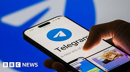 Telegram pushes extremist groups to users, study shared with BBC finds