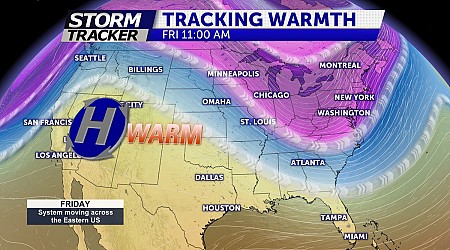 WARMER TEMPS LATE WEEK