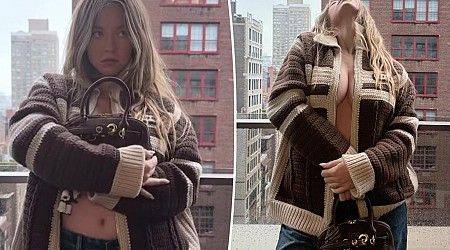 Sydney Sweeney ditches her top on rooftop after clapping back at body shamers