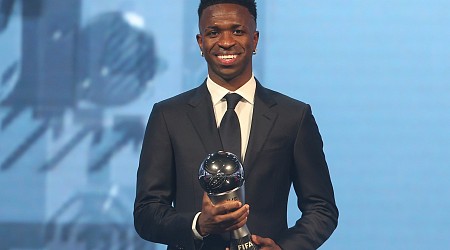 Real Madrid’s Vinicius Junior and Barcelona’s Bonmati win FIFA Best awards