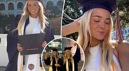 Olivia Dunne graduates from Louisiana State University, shares celebratory snaps in cap and gown