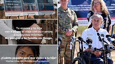 Texas Gov. Greg Abbott unveils ‘horrific realities’ billboard campaign in Mexico and Central America in bid to stop illegal border crossings