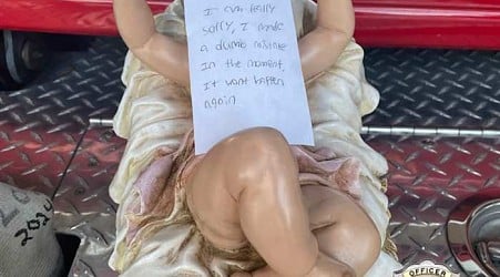 Baby Jesus figurine stolen from Colorado nativity scene returned anonymously with apology