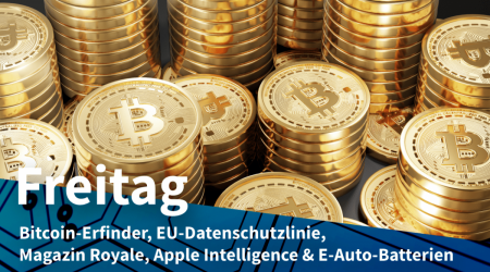 Freitag: Angeblicher Bitcoin-Erfinder verurteilt, Verbot von ChatGPT möglich