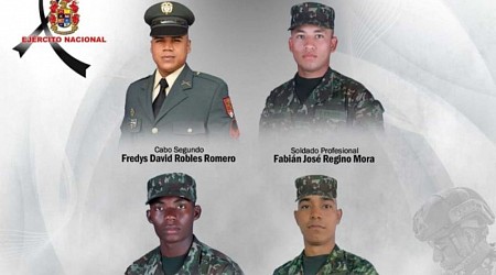 Cinco militares mueren tras un ataque atribuido al ELN en Antioquia, reporta el Ejército de Colombia