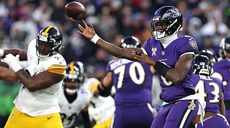 Jackson TD pass to Bateman gives Ravens lead against Steelers