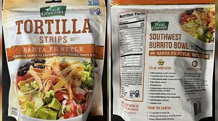 Tortilla strips in 22 states contain wheat allergen contamination: FDA