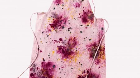 Botanically Dyed Linen Apron